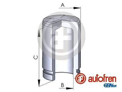 Piston, brake caliper